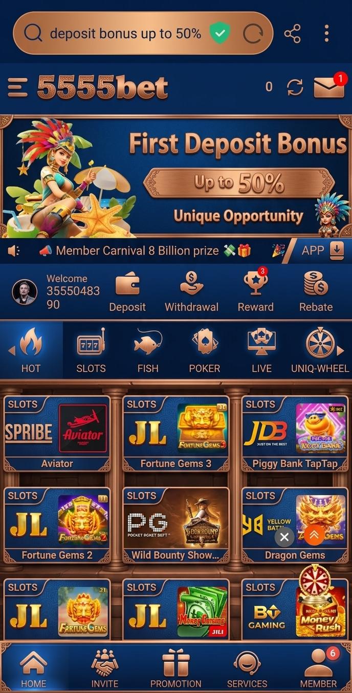 5555BET Game Download APK