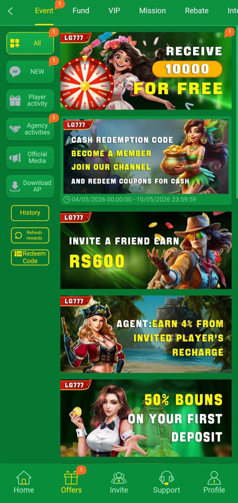 LG777 Game App