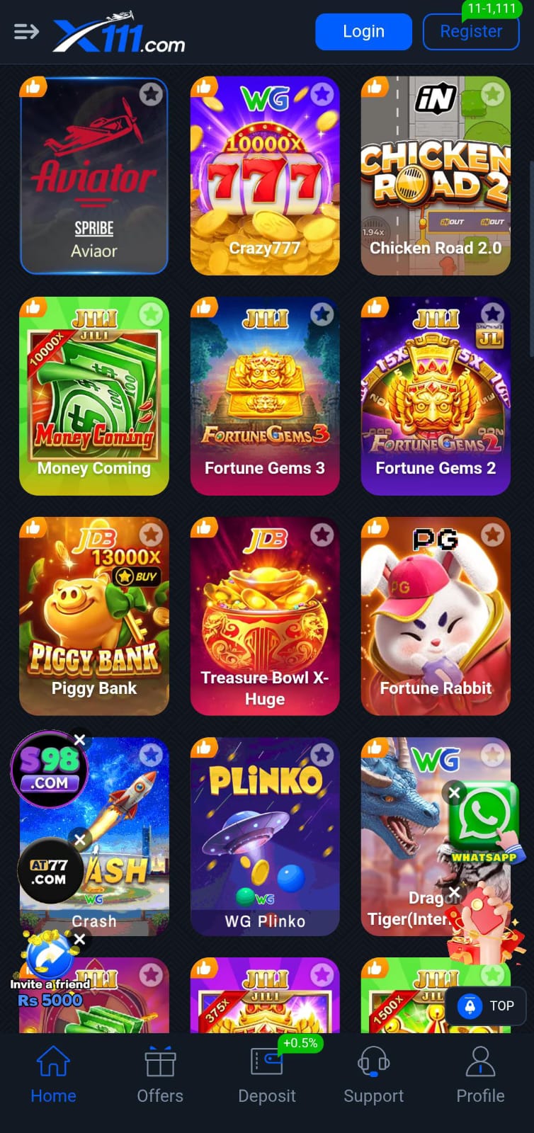X111 Game App