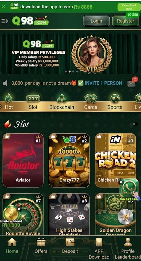 Q98 Game APK Download