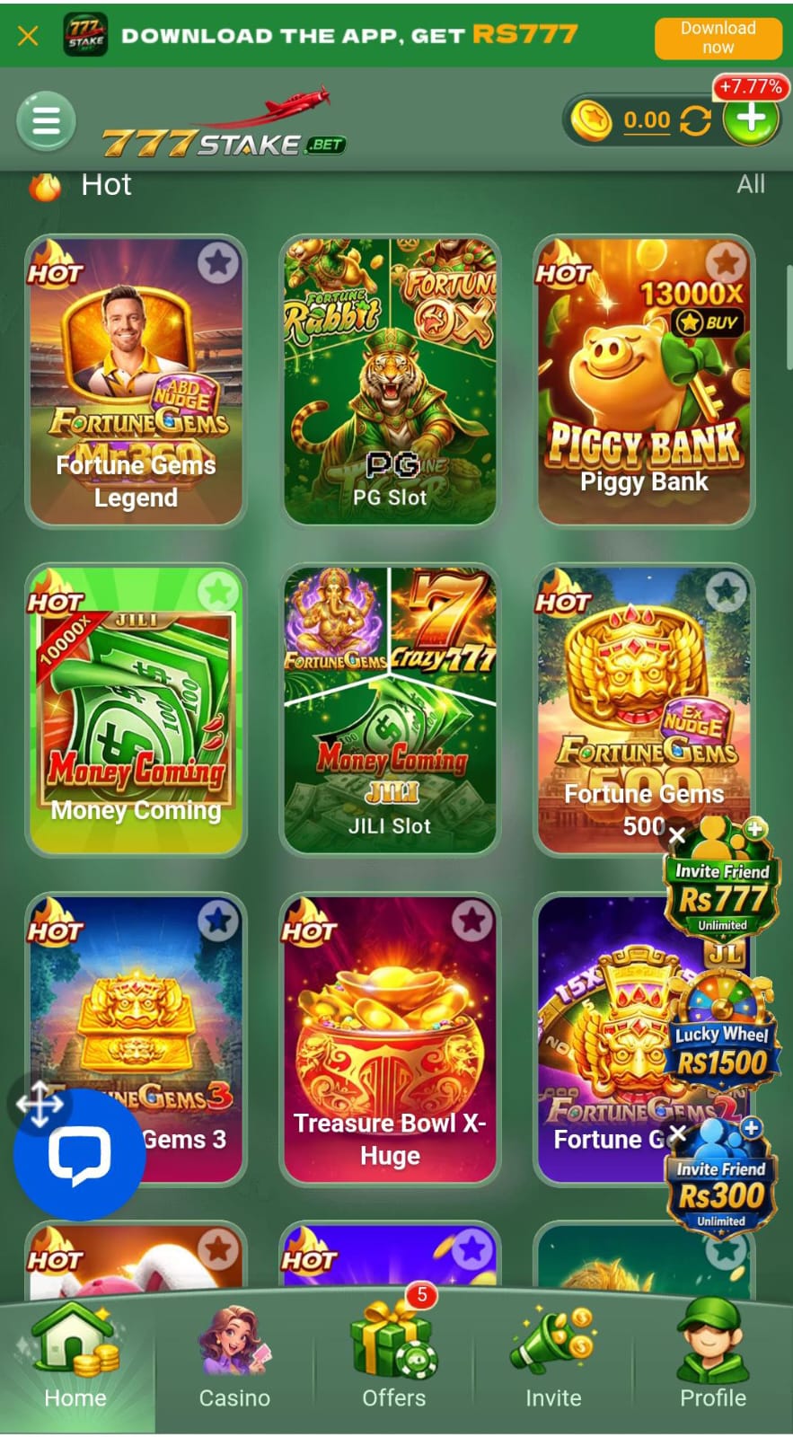 777STAKE Game Download APK