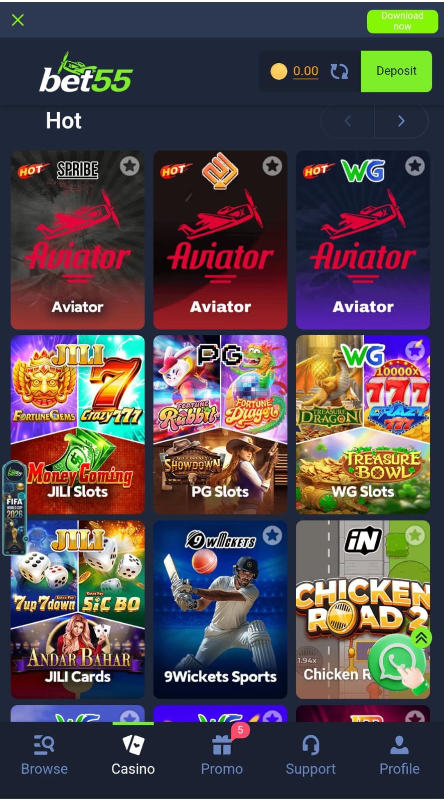 BET55 Game Download APK