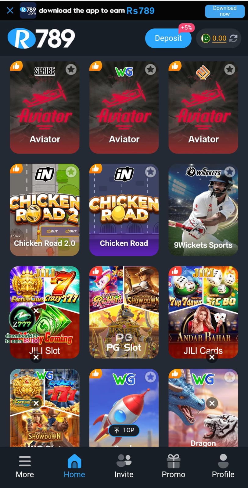 RS789 Game App