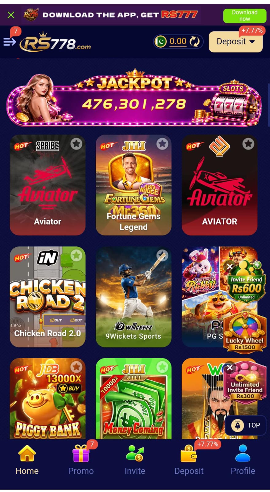 RS778 Game App