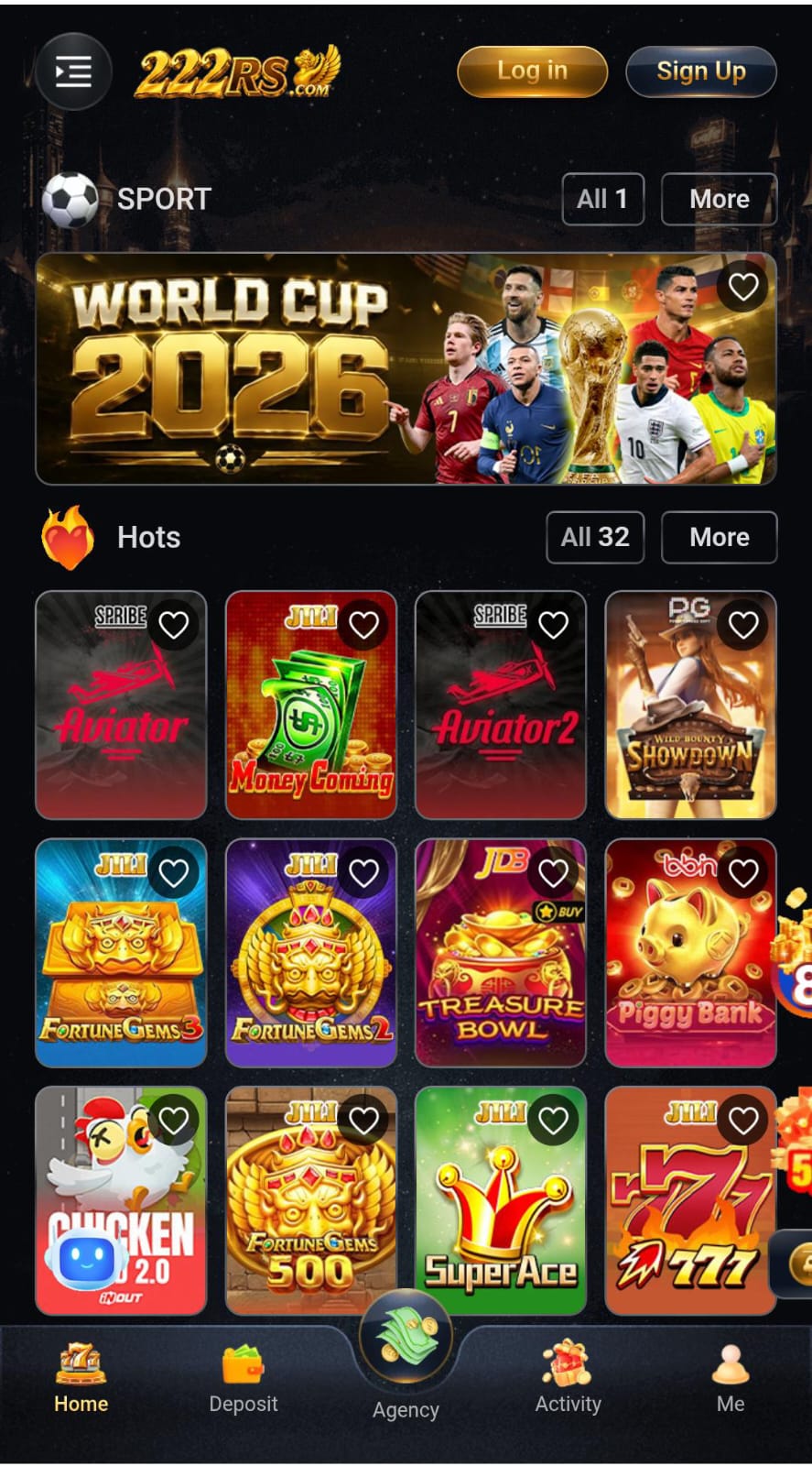 222RS Game App